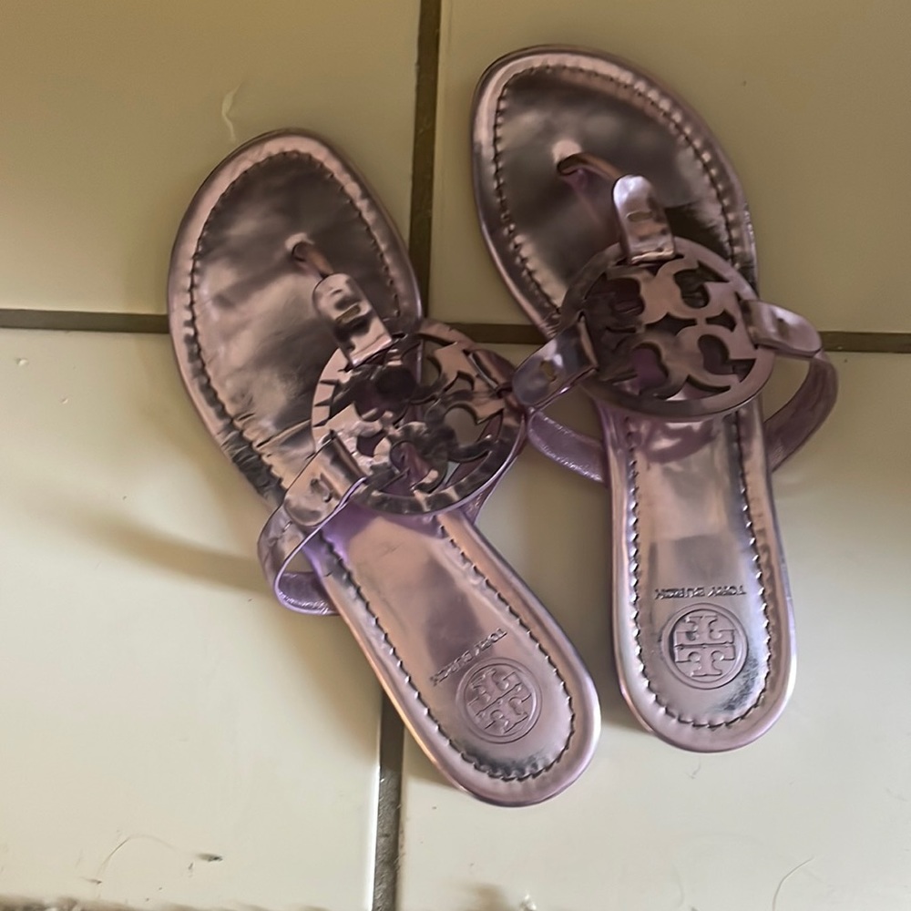 Purple tory burch sandals. Only worn a few times.